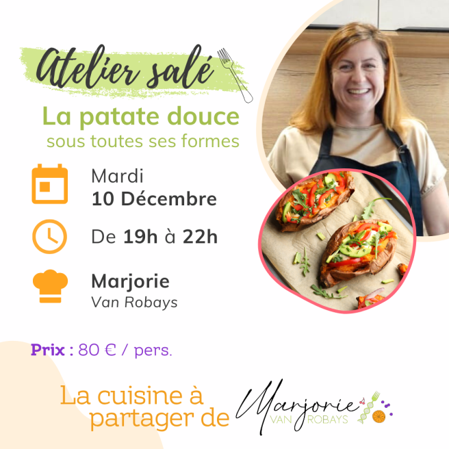 Atelier culinaire : La patate douce à l'honneur!